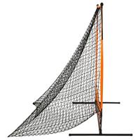 Honkbaltrainingsnet 174x76x158,5 cm zwart - thumbnail