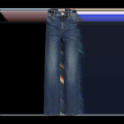 Vingino winter jeansbroek meisjes - donker blauw - Coco - wide leg fit