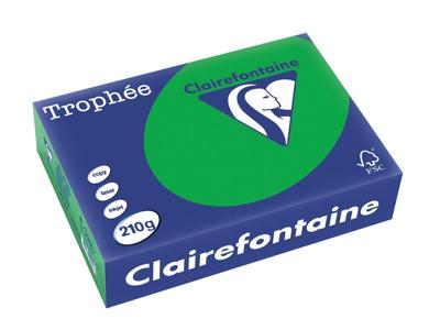 Clairefontaine Trophée Intens, gekleurd papier, A4, 210 g, 250 vel, bijartgroen