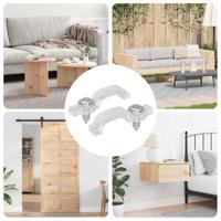 LED Strip Clips 2 pcs Doorzichtig 2 x 1 x 0.5 cm - thumbnail