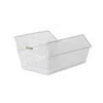 Basil cento - fietsmand - achterop - wit