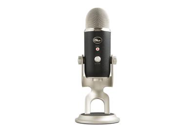 Blue Yeti USB Microfoon voor Opname, Streaming, Gaming, Podcasting, Condensator-Mic voor Laptop of Computer, PC en Mac, Blue VO!CE Effecten, Verstelbare Standaard, Plug and Play - Zwart zilver