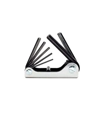 Beta 7-delige set haakse inbussleutels gebruneerd (art. 96N) 96N/G7 - 000960645