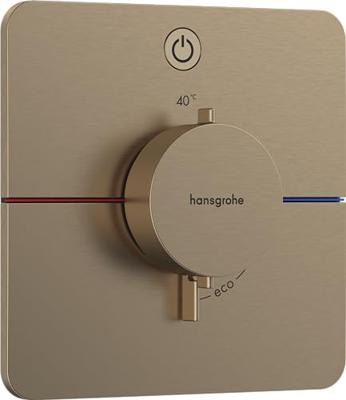 Hansgrohe ShowerSelect Comfort Q thermostaat inbouw voor 1 functie, Brushed Bronze