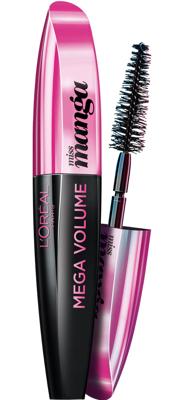 L’Oréal Paris Make-Up Designer Mega Volume Miss Manga - 01 Black - Zwart - Mega Volume Mascara - 8,5 ml