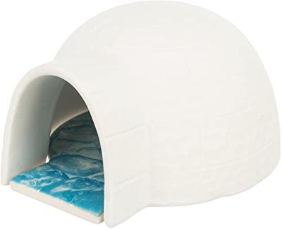 Trixie hamster iglo met koelplaat keramiek wit