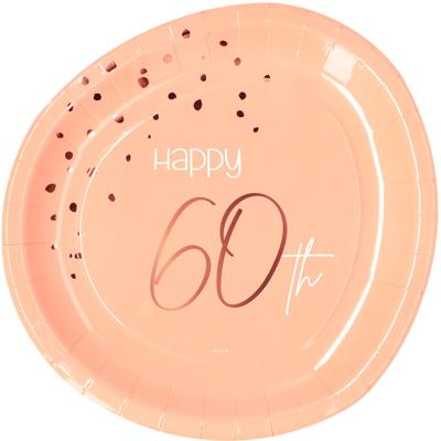 Borden 60 Jaar Elegant Blush (8st)