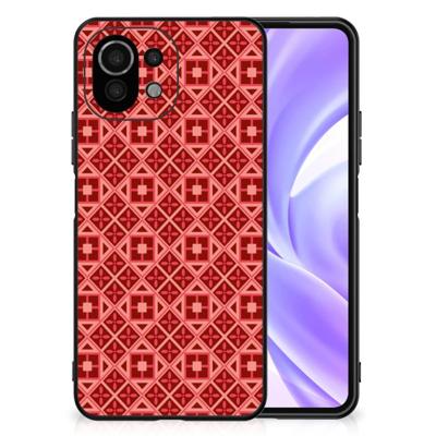Xiaomi 11 Lite 5G NE | Mi 11 Lite Back Case Batik Rood