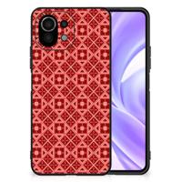 Xiaomi 11 Lite 5G NE | Mi 11 Lite Back Case Batik Rood - thumbnail