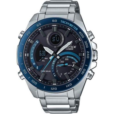 Horloge - CASIO - ECB-900DB-1BER - 51,5 mm - Solar - Bluetooth - Waterdicht 10 bar