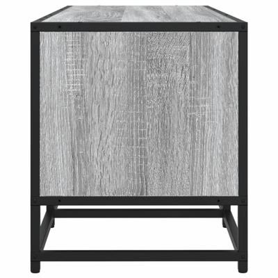 Tv-meubel 180x35x41 cm bewerkt hout grijs sonoma eikenkleurig - thumbnail