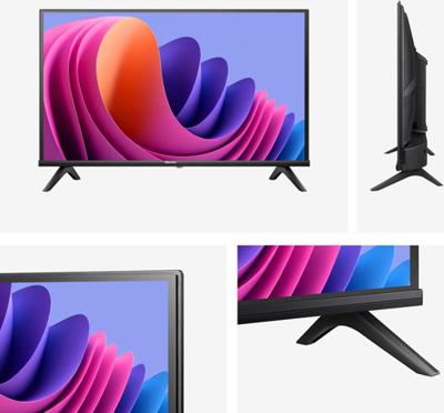 Hisense TV 32 inch HD Ready 32A4N, Smart TV VIDAA U7, Game Mode, werkt met Alexa, DVB-T2/S2 Tuner HEVC 10, Lativù