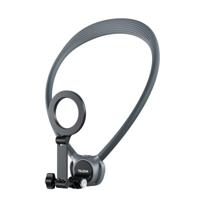 Telesin Neck Mount 360º Combo voor GoPro en smartphone - grijs - thumbnail