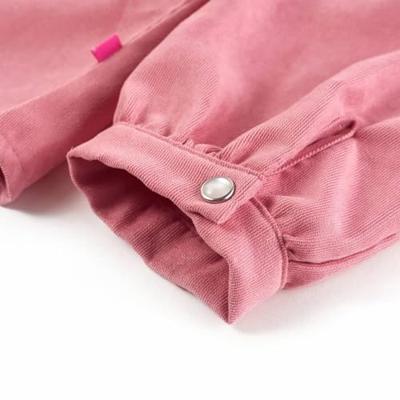 VidaXL Kinderblouse met lantaarnmouwen 104 oudroze