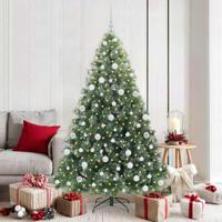 Kunstkerstboom met 300 LED met standaard Groen 180 cm PE en PVC - thumbnail