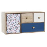 Doos-Juwelenkistje DKD Home Decor 30 x 12,5 x 15 cm Multicolour Hout MDF - thumbnail