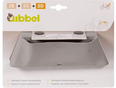 demper bevestiging frame achterzitje