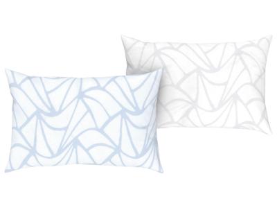LIVARNO home Renforcé kussensloop (Blauw print) LIVARNO home Renforcé kussensloop (Blauw print)