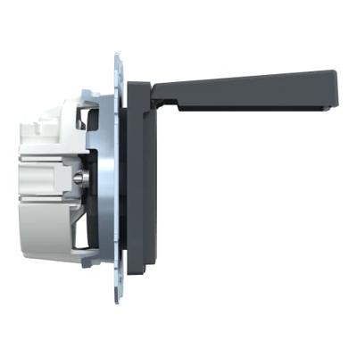 Merten MEG2311-0414 Wandcontactdoos System M Antraciet 1 stuk(s)