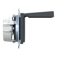 Merten MEG2311-0414 Wandcontactdoos System M Antraciet 1 stuk(s) - thumbnail
