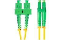 Glasvezelkabel Lanberg G657A1 Geel Duplex 2 m - thumbnail