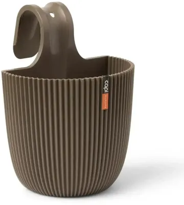 Balkonbak 21x28 warm taupe bloempot Capi Europe - Capi europe