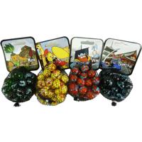 Knikkers Warriors 20/16mm+1/25mm assorti - thumbnail