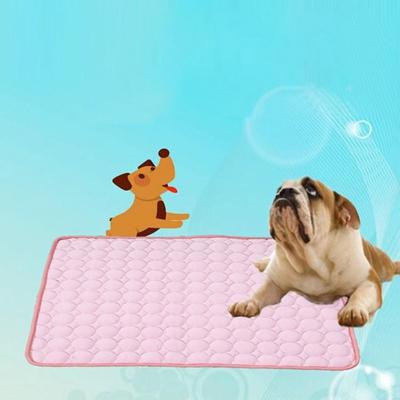 SFB104 zomer koeling matten deken ijs huisdier hond kat bed matten grootte: 102x70cm (roze)