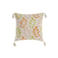 Kussen DKD Home Decor Beige 45 x 10 x 45 cm Multicolour Blommor Boho - thumbnail
