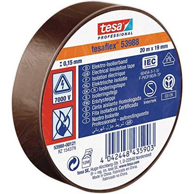 tesa 53988-00121-00 Isolatietape tesa Professional Bruin (l x b) 20 m x 19 mm 1 stuk(s) tesa 53988-00121-00 Isolatietape tesa Professional Bruin (l x b) 20 m x 19 mm 1 stuk(s)