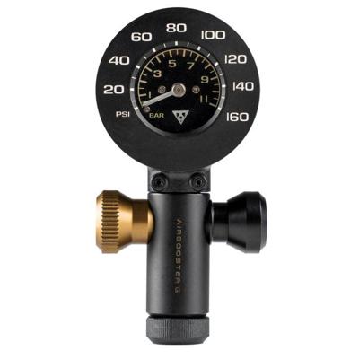 Topeak airbooster g+ co2-pumpe mit manometer
