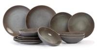 Cosy & Trendy Serviesset Urban - 12-delig / 4 personen - 4 dinerborden, 4 ontbijtborden en 4 diepe borden - thumbnail