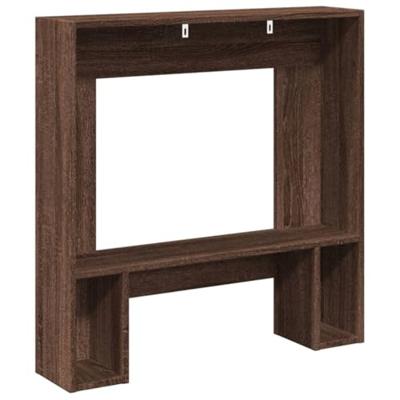 VidaXL Haardombouw 81x18x82 cm bewerkt hout bruin eikenkleurig