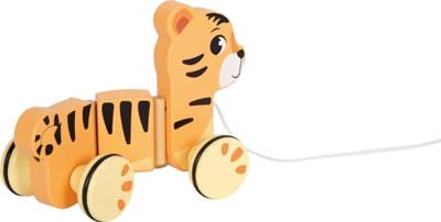 SAFARI tijger trekdier baby SMALL FOOT sinaasappel
