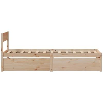 Bedframe zonder matras massief grenenhout 90x200 cm Bedframe zonder matras massief grenenhout 90x200 cm