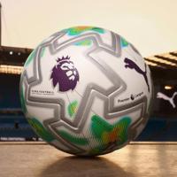 PUMA Orbita Ultimate Premier League Thrill WP Voetbal Maat 5 2025-2026 Wit Multicolor - thumbnail