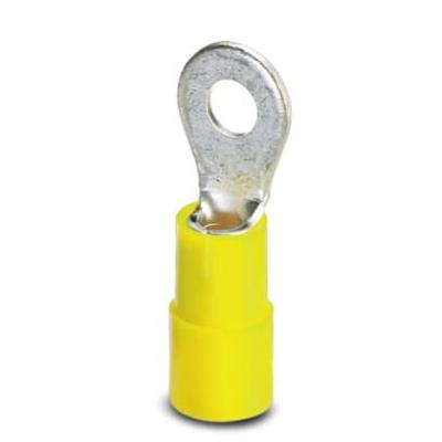 Phoenix Contact 3240028 Ringkabelschoen Dwarsdoorsnede (max.): 6 mm² Schachtdiameter: 5.30 mm Deels geïsoleerd Geel 50 stuk(s) Phoenix Contact 3240028 Ringkabelschoen Dwarsdoorsnede (max.): 6 mm² Schachtdiameter: 5.30 mm Deels geïsoleerd Geel 50 stuk(s)