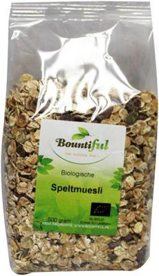 Bountiful Spelt muesli bio 500 Gram Bountiful Spelt muesli bio 500 Gram