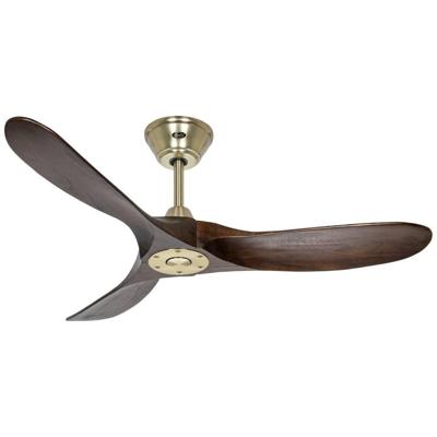 CasaFan ECO GENUINO 122 MG-NB Plafondventilator 11.3 W (Ø x h) 1220 mm x 280 mm Messing Met afstandsbediening, Met wintermodus