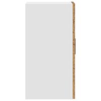 Keukenwandkast Porto bewerkt hout artisanaal eikenkleur - thumbnail