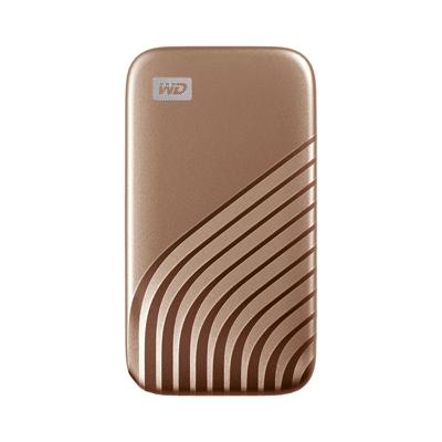 WD My Passport 500 GB Externe SSD harde schijf (2,5 inch) USB-C Goud WDBAGF5000AGD-WESN