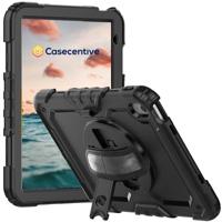 Casecentive Handstrap Pro Hardcase met handriem iPad Pro 11" 2024 black - thumbnail