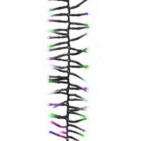 VidaXL Lichtslinger cluster met 1000 led&apos;s pastel meerkleurig 11 m pvc - thumbnail