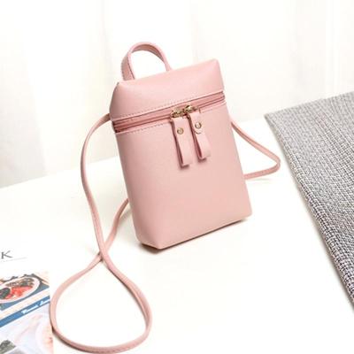 Dames eenvoudige casual schouder Messenger Bag kleine verandering mobiele telefoon Cross Body emmer tas