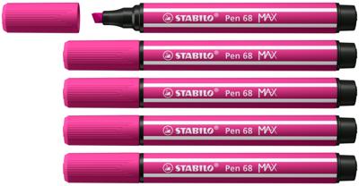 STABILO Pen 68 MAX 56 rozerood | 5 stuks STABILO Pen 68 MAX 56 rozerood | 5 stuks