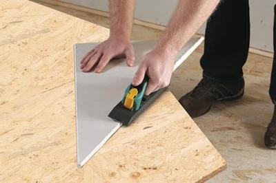 Wolfcraft Kantschaaf (Facettenschaaf) | Voor gipsplaten | Met 2-C handgreep | 1 stuk - 4026000