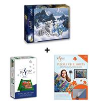 Gustave Klimt - Lady with Fan Puzzel 1000 Stukjes - thumbnail