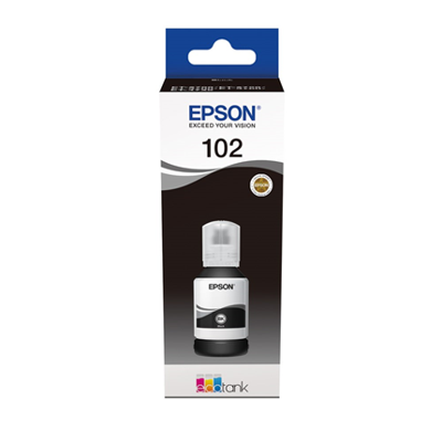 Epson 102 EcoTank inktfles Inkt Zwart Epson 102 EcoTank inktfles Inkt Zwart