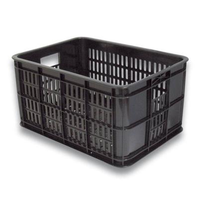 Basil fietskrat kunststof 25 liter zwart Basil fietskrat kunststof 25 liter zwart