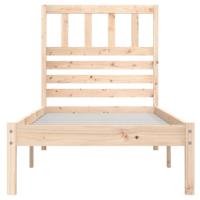 Bedframe massief grenenhout 75x190 cm - thumbnail